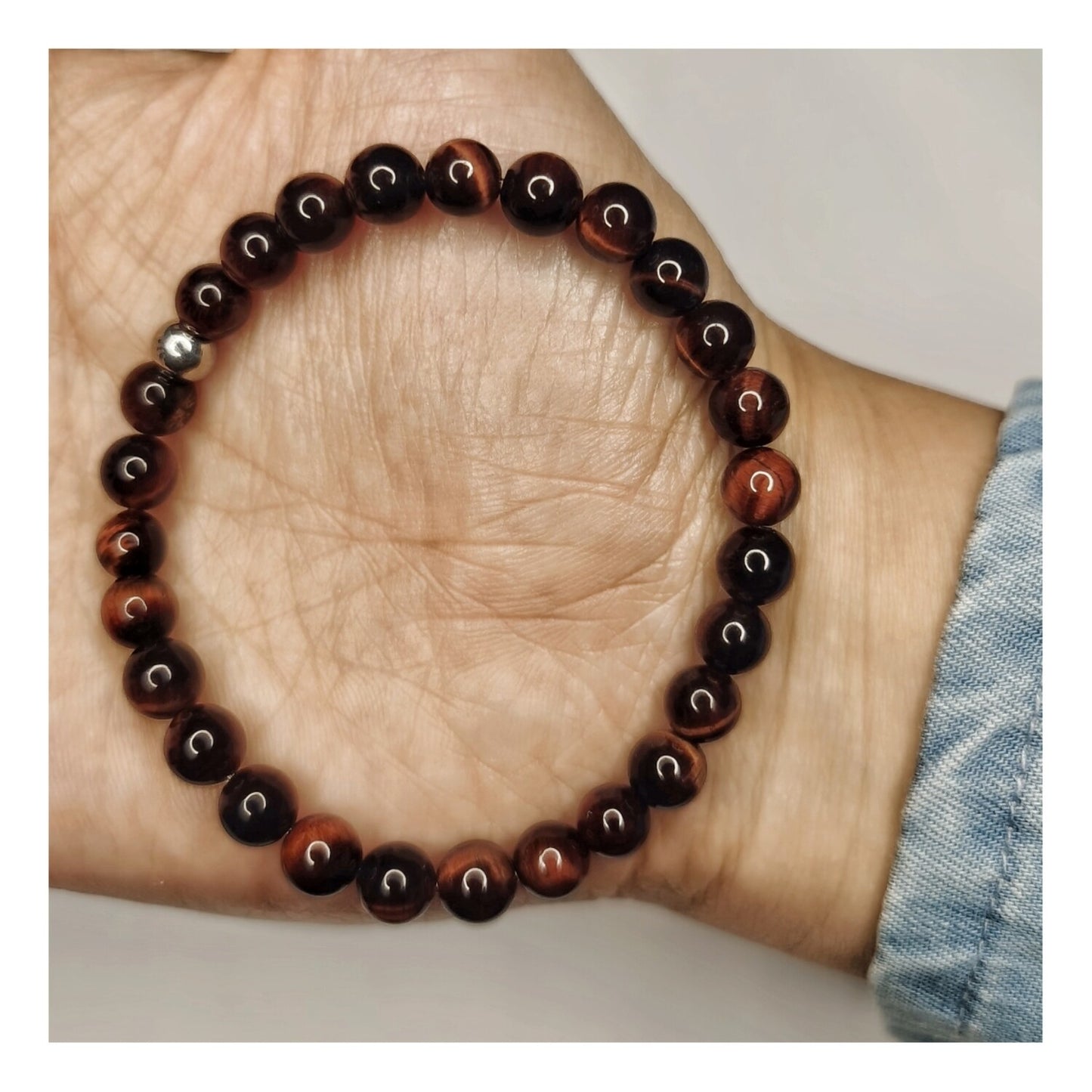 Pulsera ojo de buey 6mm