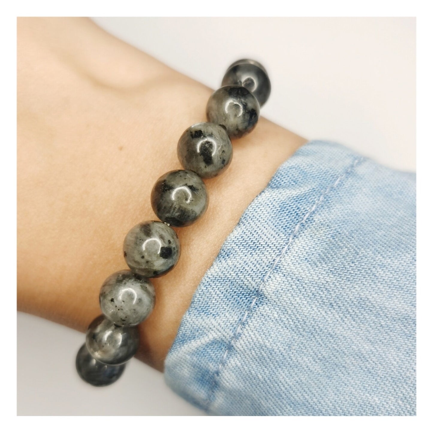 Pulsera labradorita 8mm