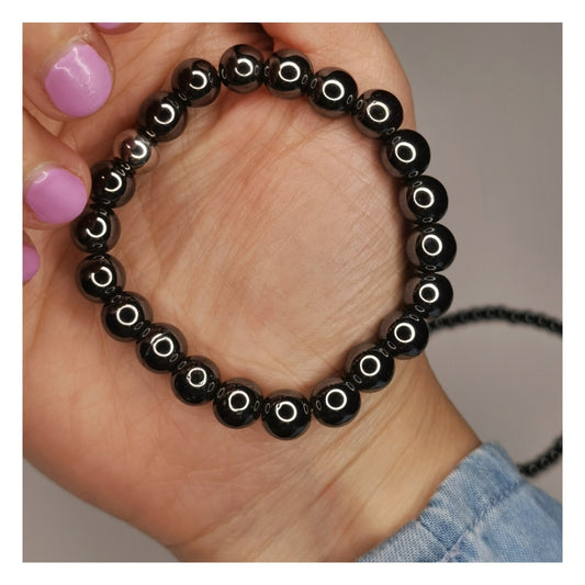 Pulsera hematite 8mm