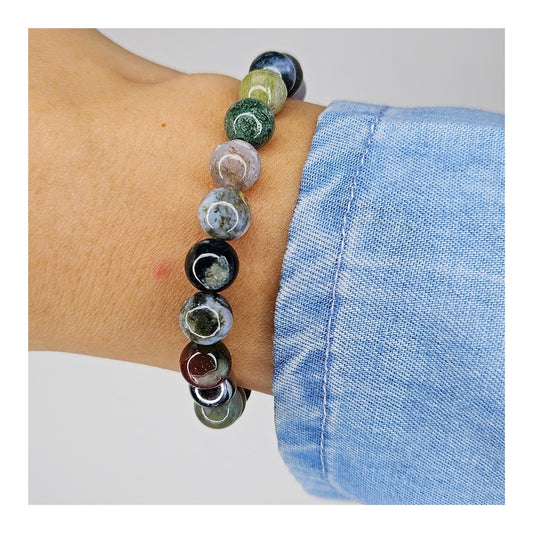 Pulsera agata india 8mm