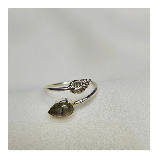Anillo Labradorita Plata 925 (ajustable)