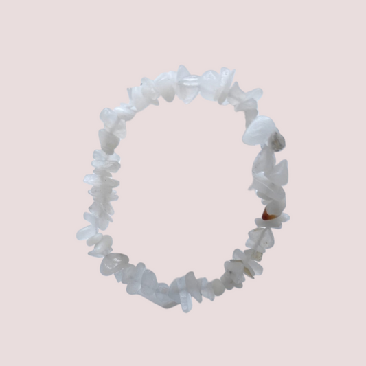 Pulsera cuarzo blanco escalla