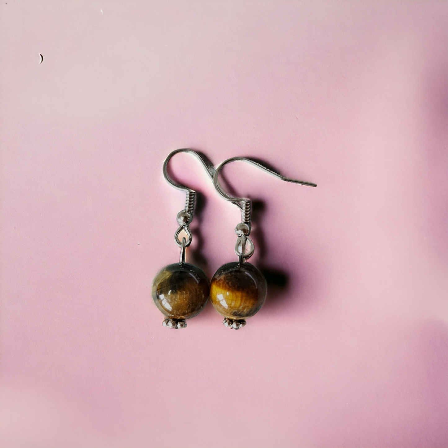 Caravanas ojo de tigre 10mm