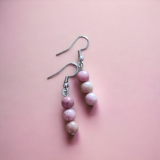 Caravanas rodocrosita