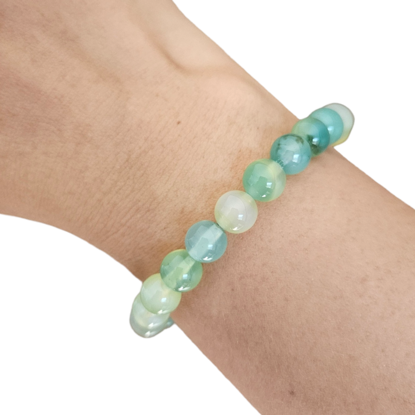 Pulsera jade verde 8mm