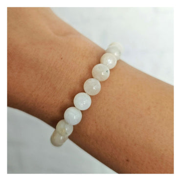 Pulsera piedra de la luna 8mm
