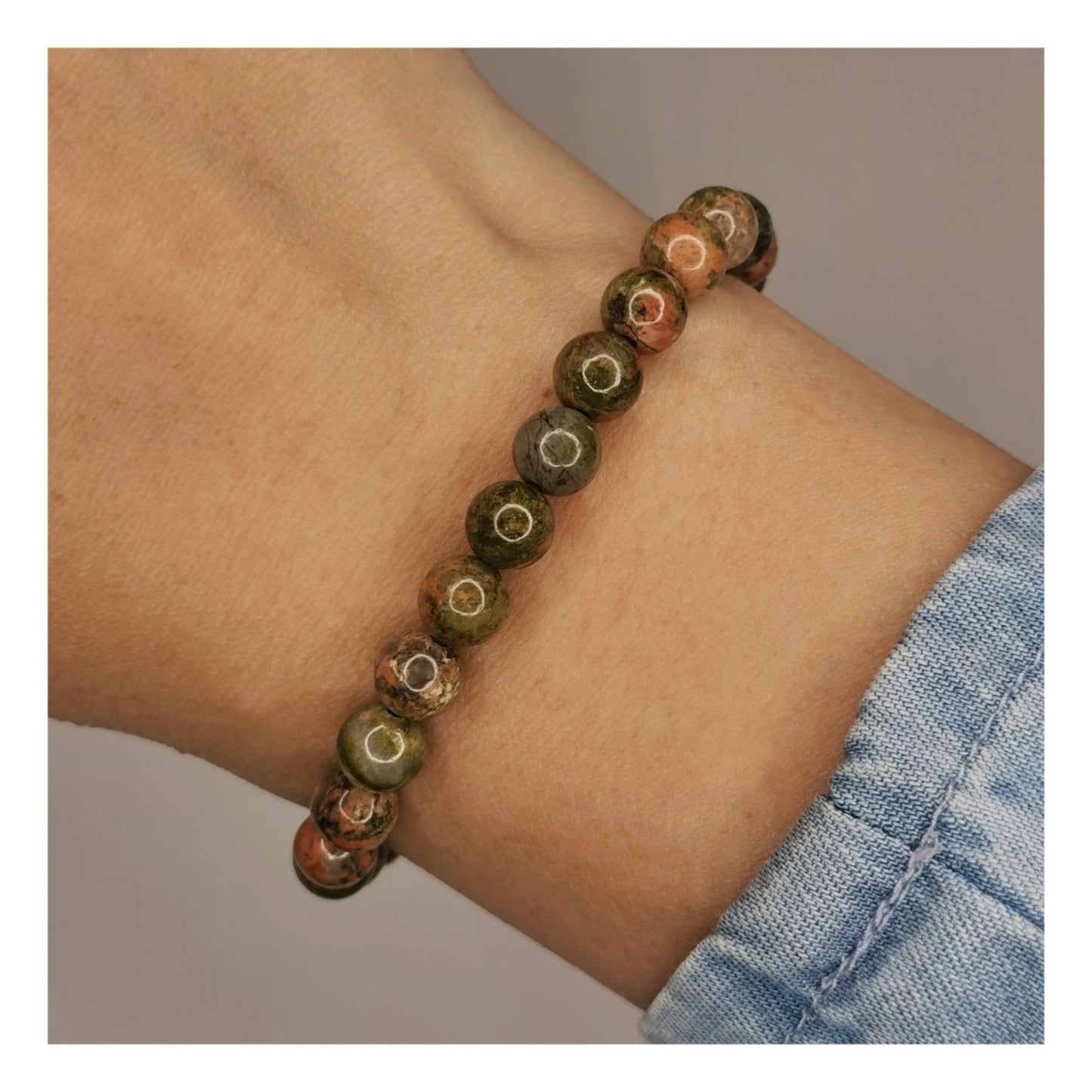 Pulsera unakita 6mm