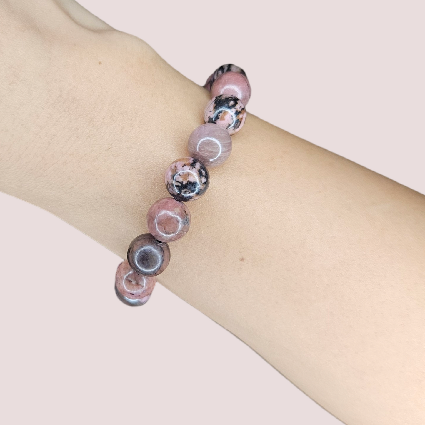 Pulsera rodonita 10mm