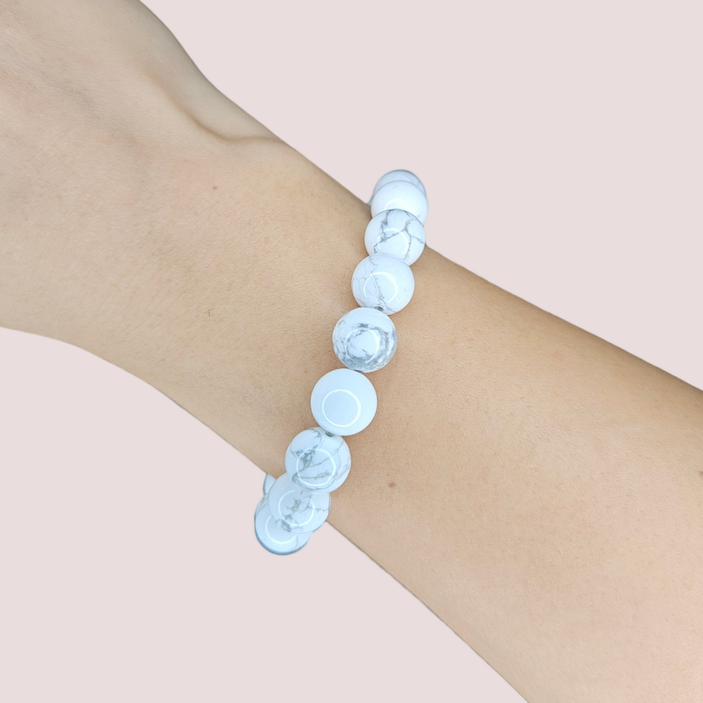 Pulsera howlita 10mm