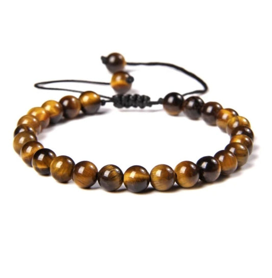 Pulsera ojo de tigre 6mm