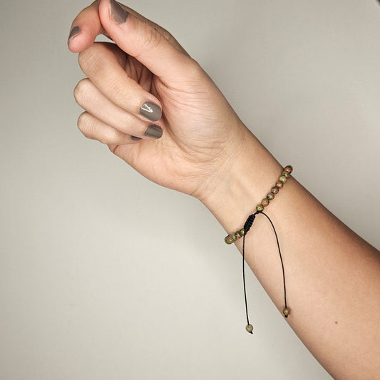 Pulsera unakita 4mm ajustable