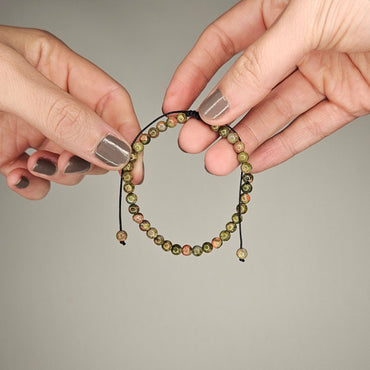 Pulsera unakita 4mm ajustable