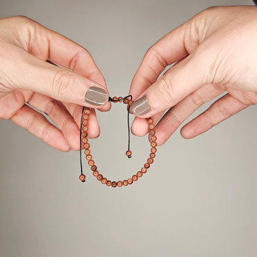 Pulsera piedra del sol 4mm