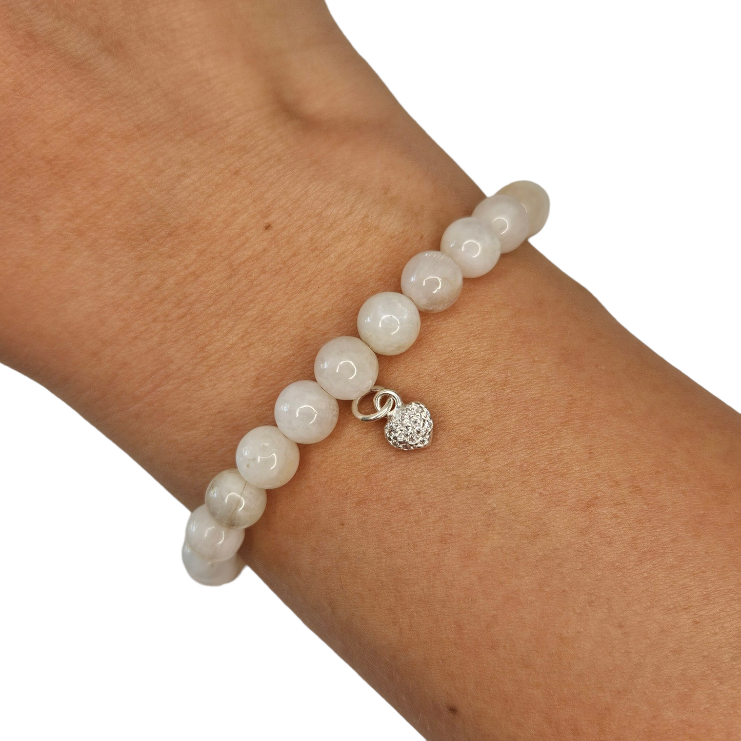 Corazon con circonias (Plata 925)