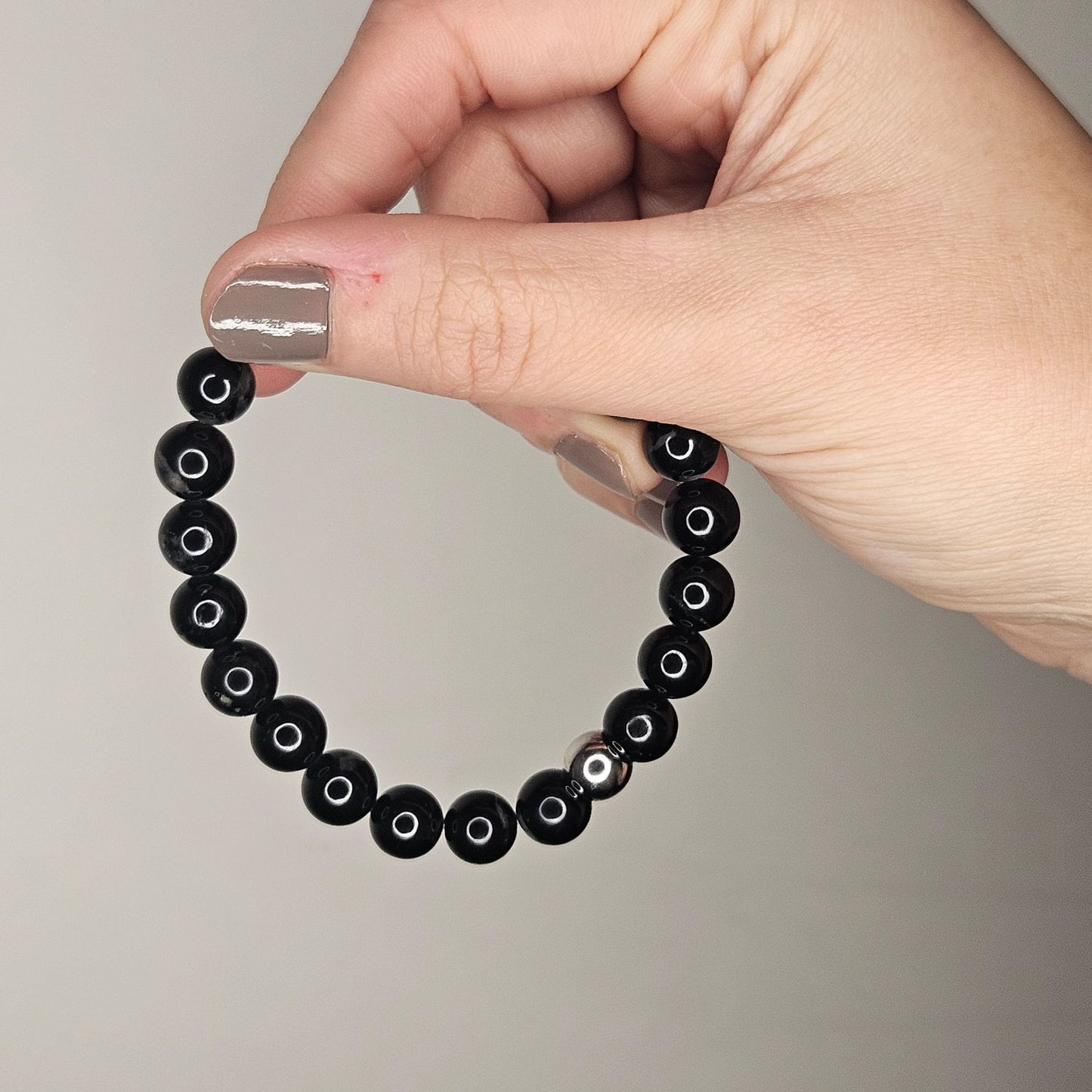 Pulsera turmalina 8mm