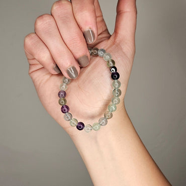 Pulsera fluorita 6mm