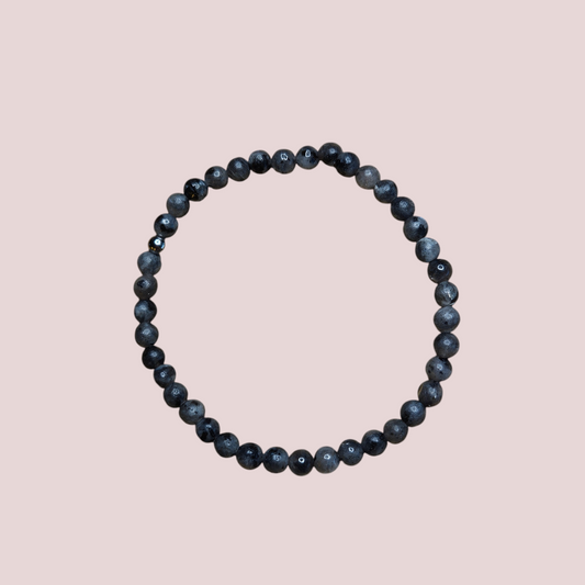 Pulsera labradorita 4mm