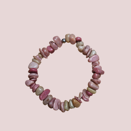 Pulsera rodocrosita escalla