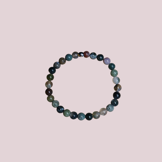 Pulsera agata india 6mm
