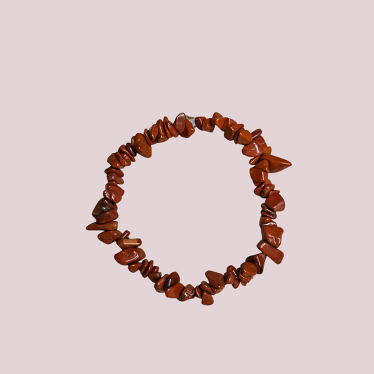 Pulsera jaspe rojo escalla