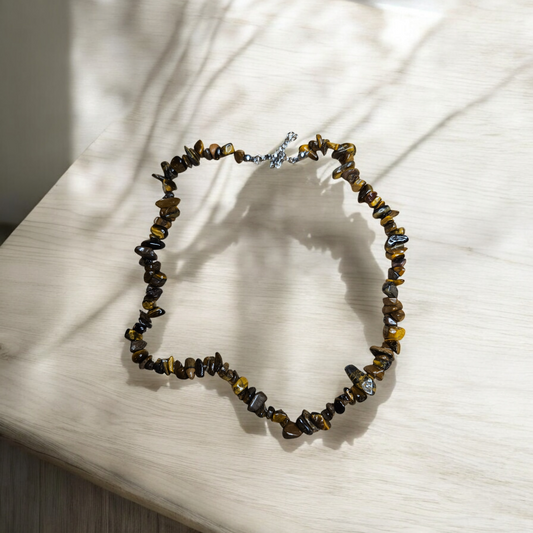 Collar ojo de tigre escallas