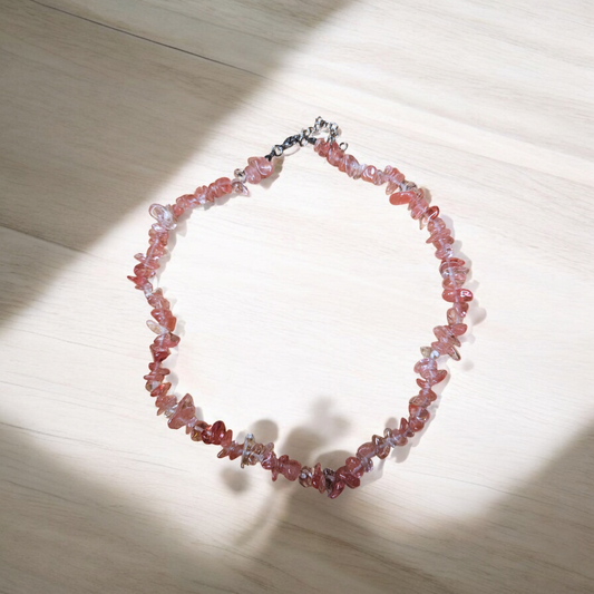 Collar cuarzo cherry escallas