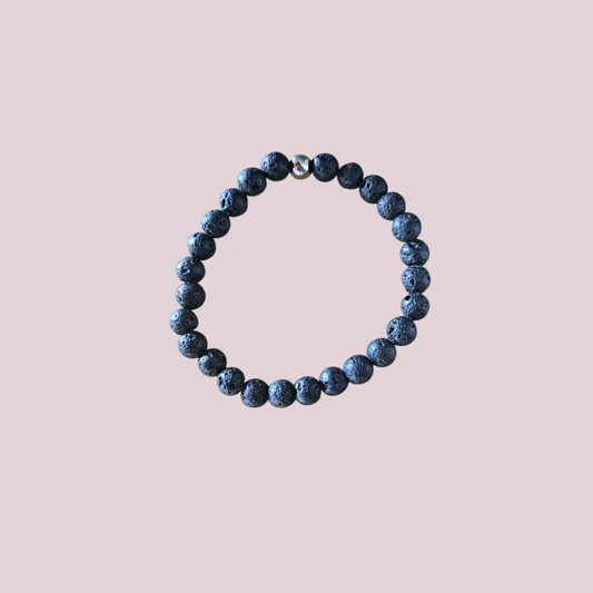Pulsera lava 6mm