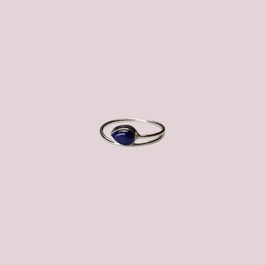 Anillo Lapislazuli Plata 925 (16 y 19 mm)