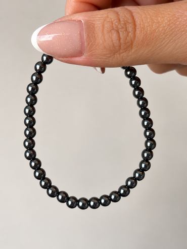 Pulsera hematite 4mm