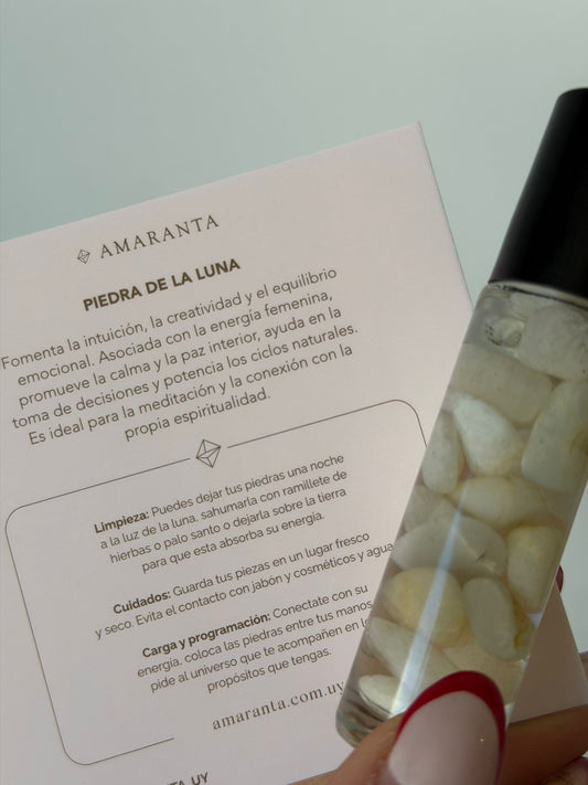 Roll on energía femenina ( piedra de la luna )
