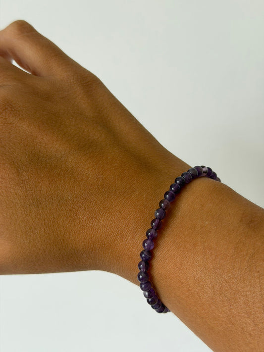Pulsera amatista 4mm