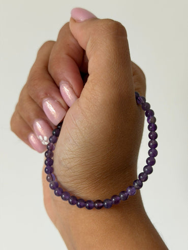 Pulsera amatista 4mm