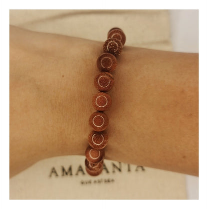 Pulsera piedra del sol 8mm