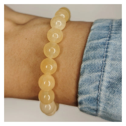 Pulsera citrino 8mm