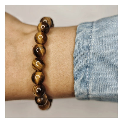 Pulsera ojo de tigre 8mm