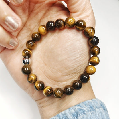 Pulsera ojo de tigre 8mm
