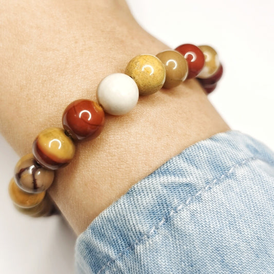 Pulsera mokaita 8mm