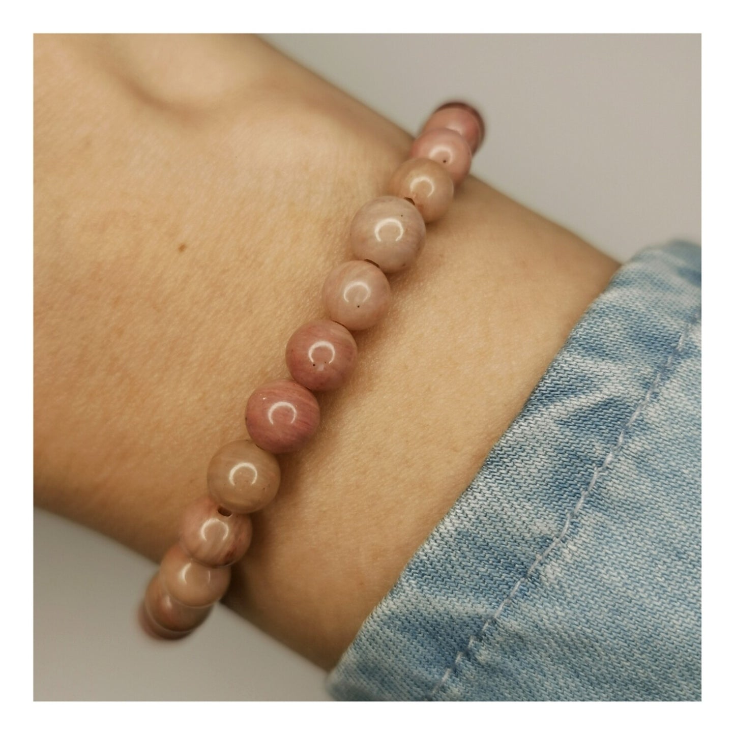 Pulsera rodocrosita 6mm