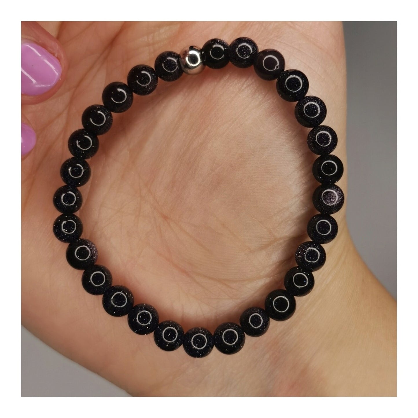 Pulsera lluvia de estrellas 6mm