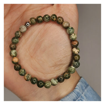 Pulsera jaspe kambamba 6mm