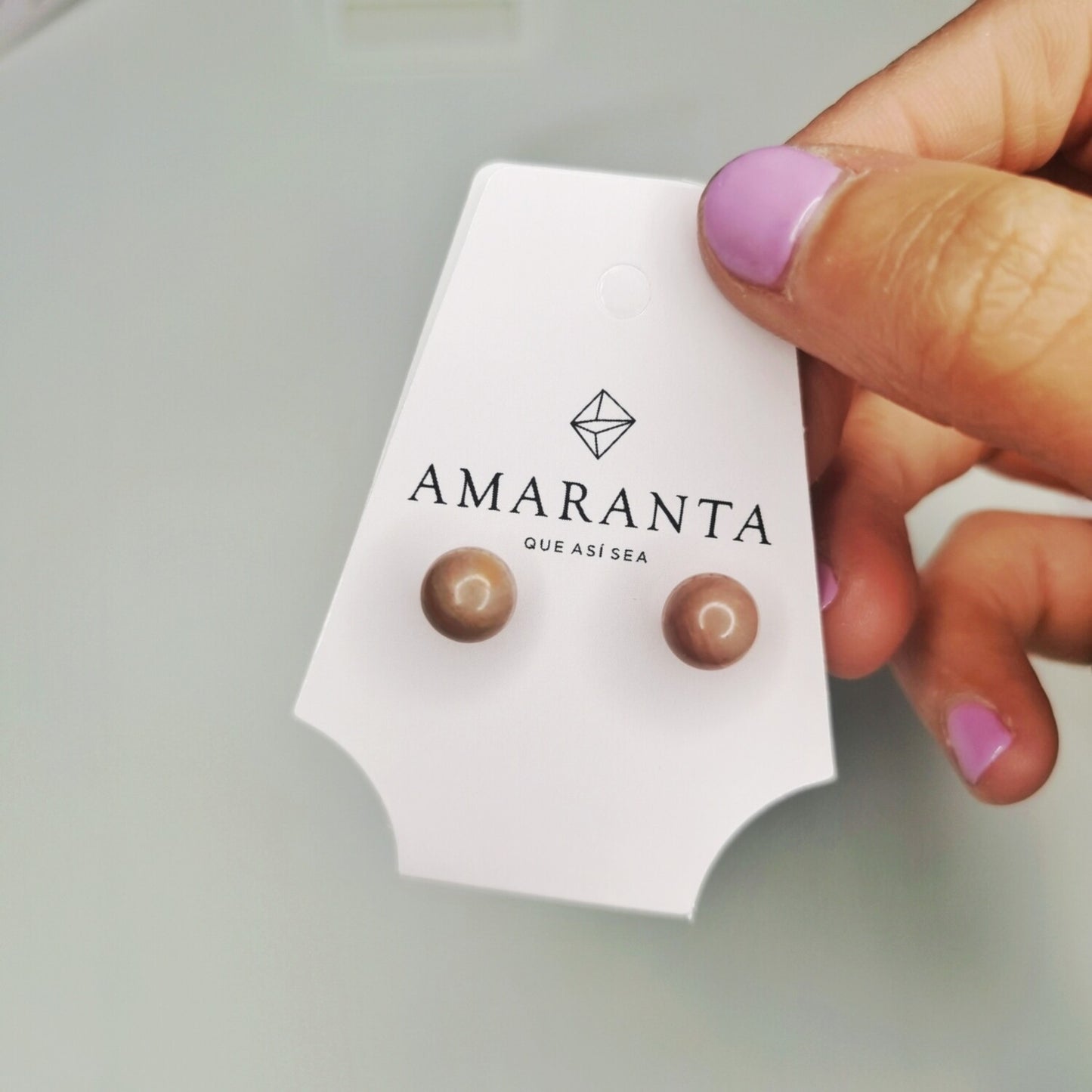 Caravanas rodocrosita