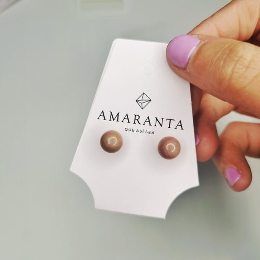 Caravanas rodocrosita