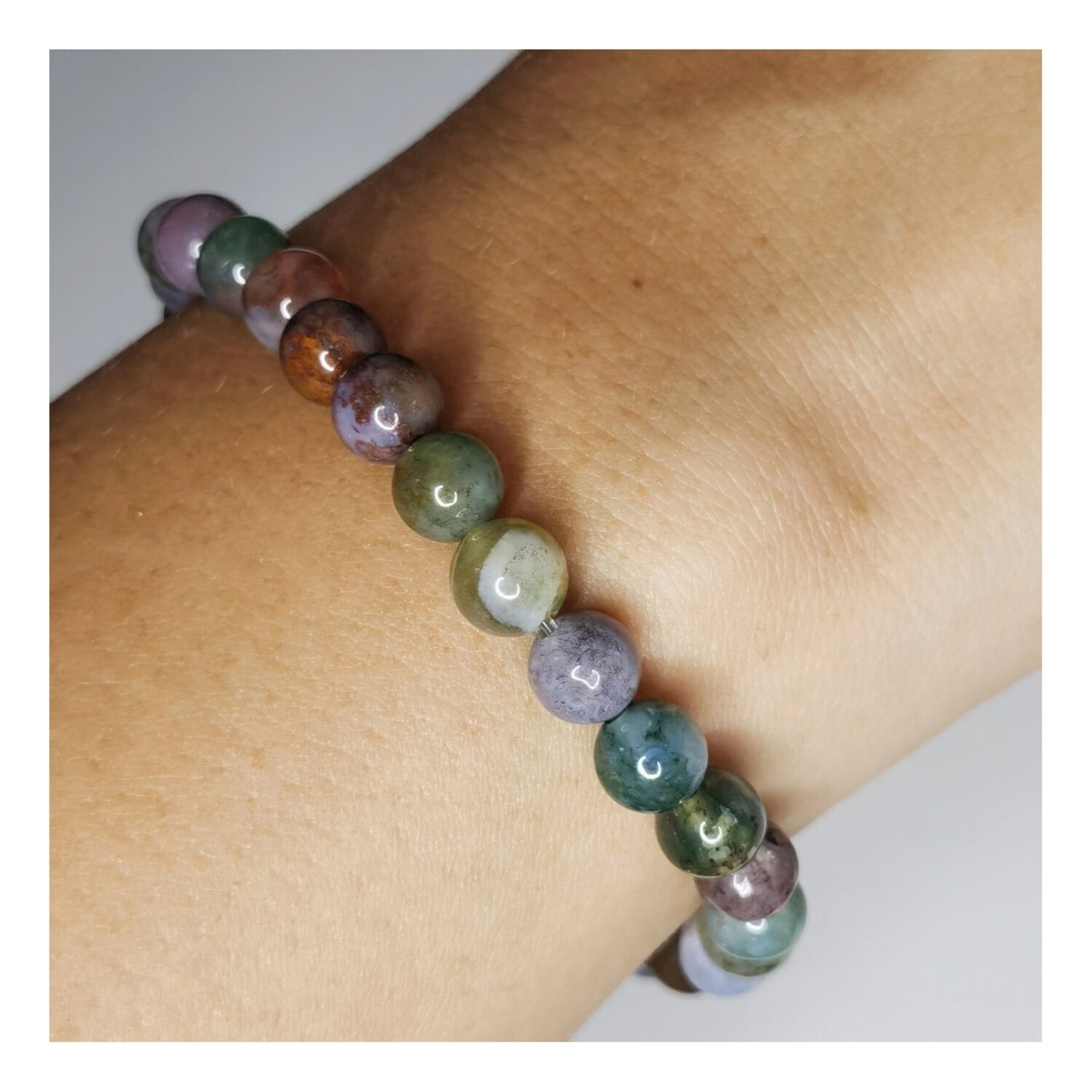 Pulsera agata india 6mm