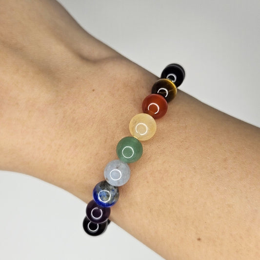 Pulsera 7 chakras colores