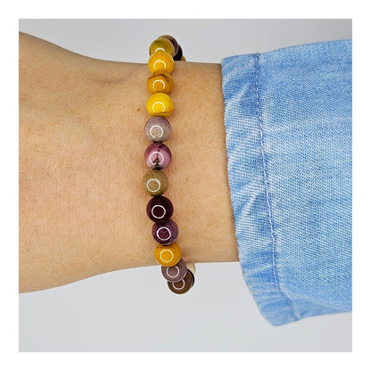 Pulsera Mokaita 6mm