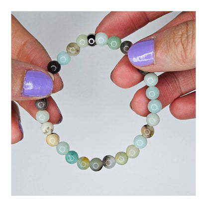 Pulsera amazonita 6mm