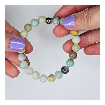 Pulsera amazonita 8mm