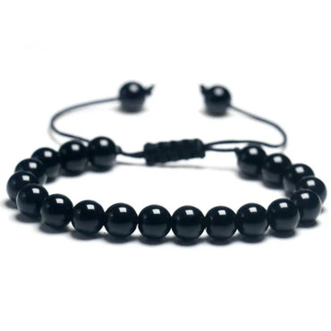 Pulsera onix 8mm ajustable