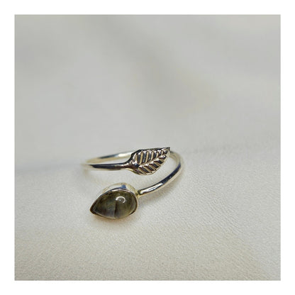 Anillo Labradorita Plata 925 (ajustable)
