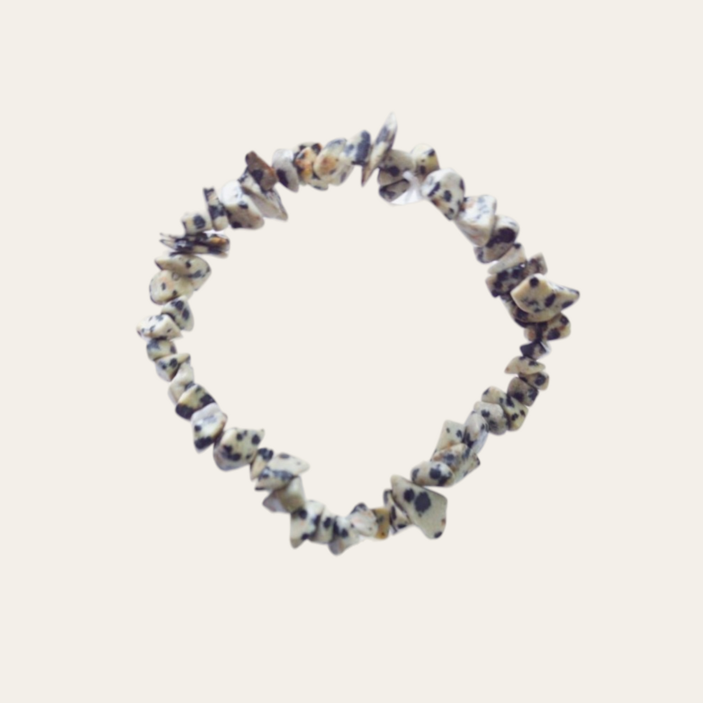 Pulsera jaspe dalmata escalla